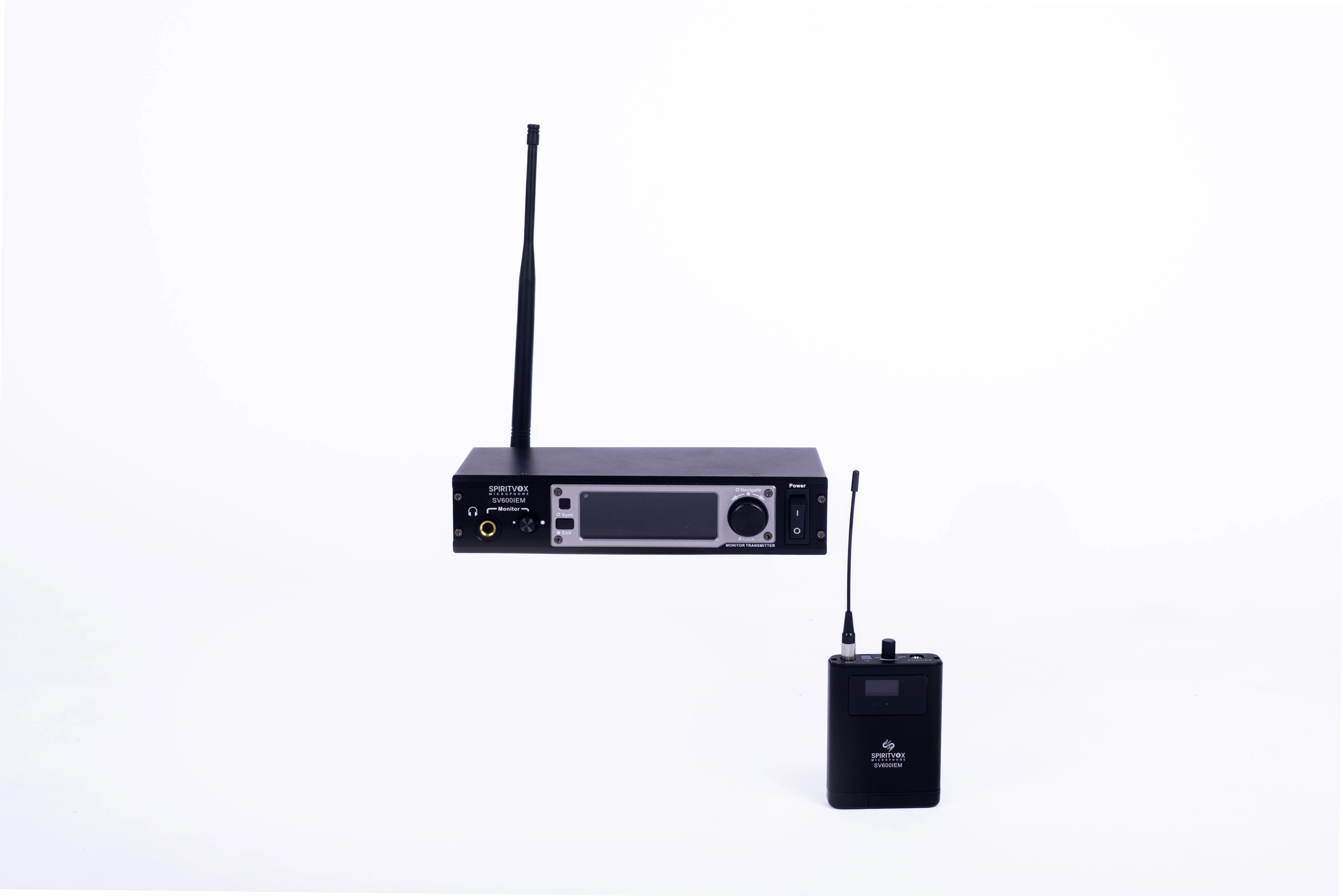 Compact belt-pack receiver back panel