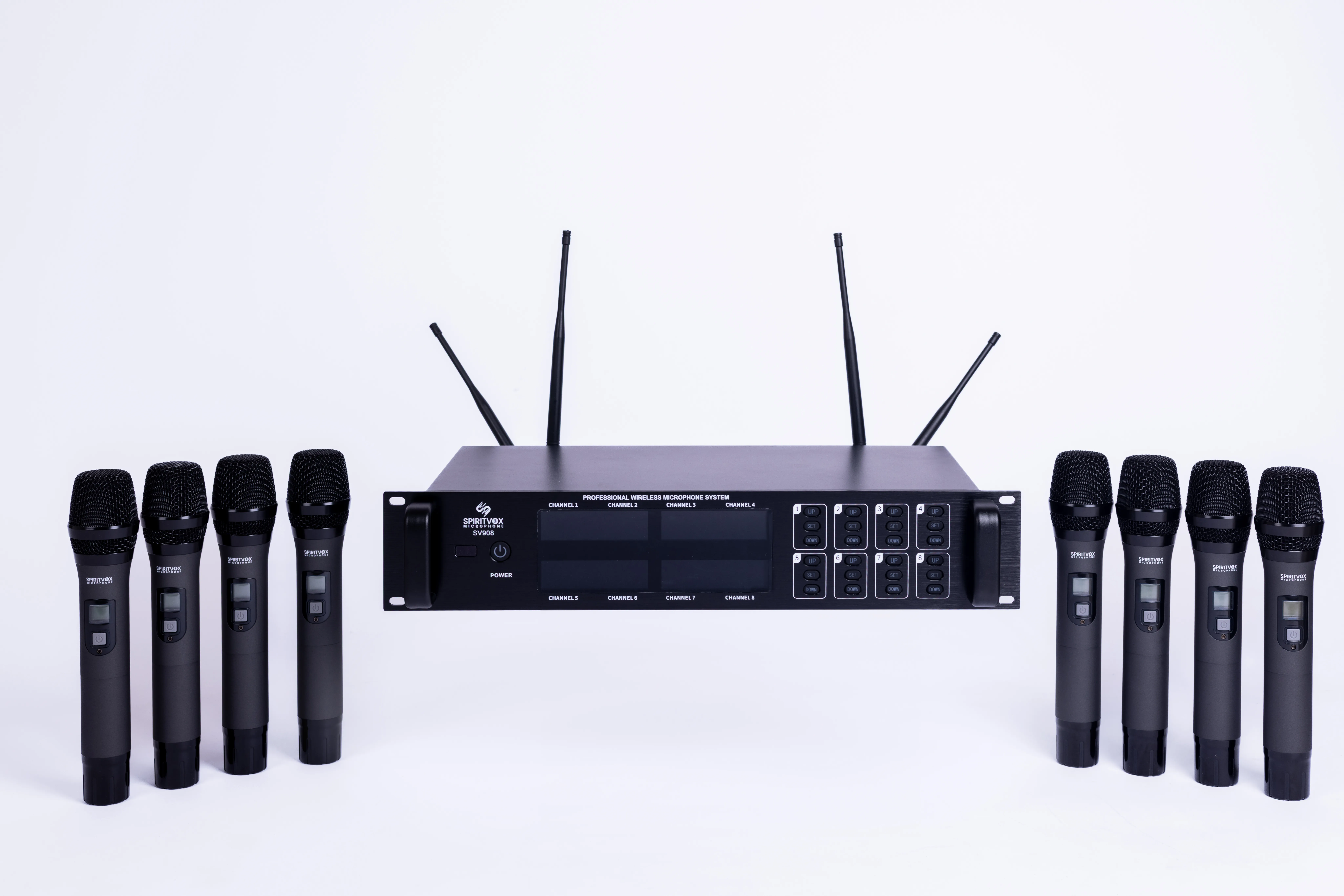 SV-908 system in use at a large concert with multiple singers