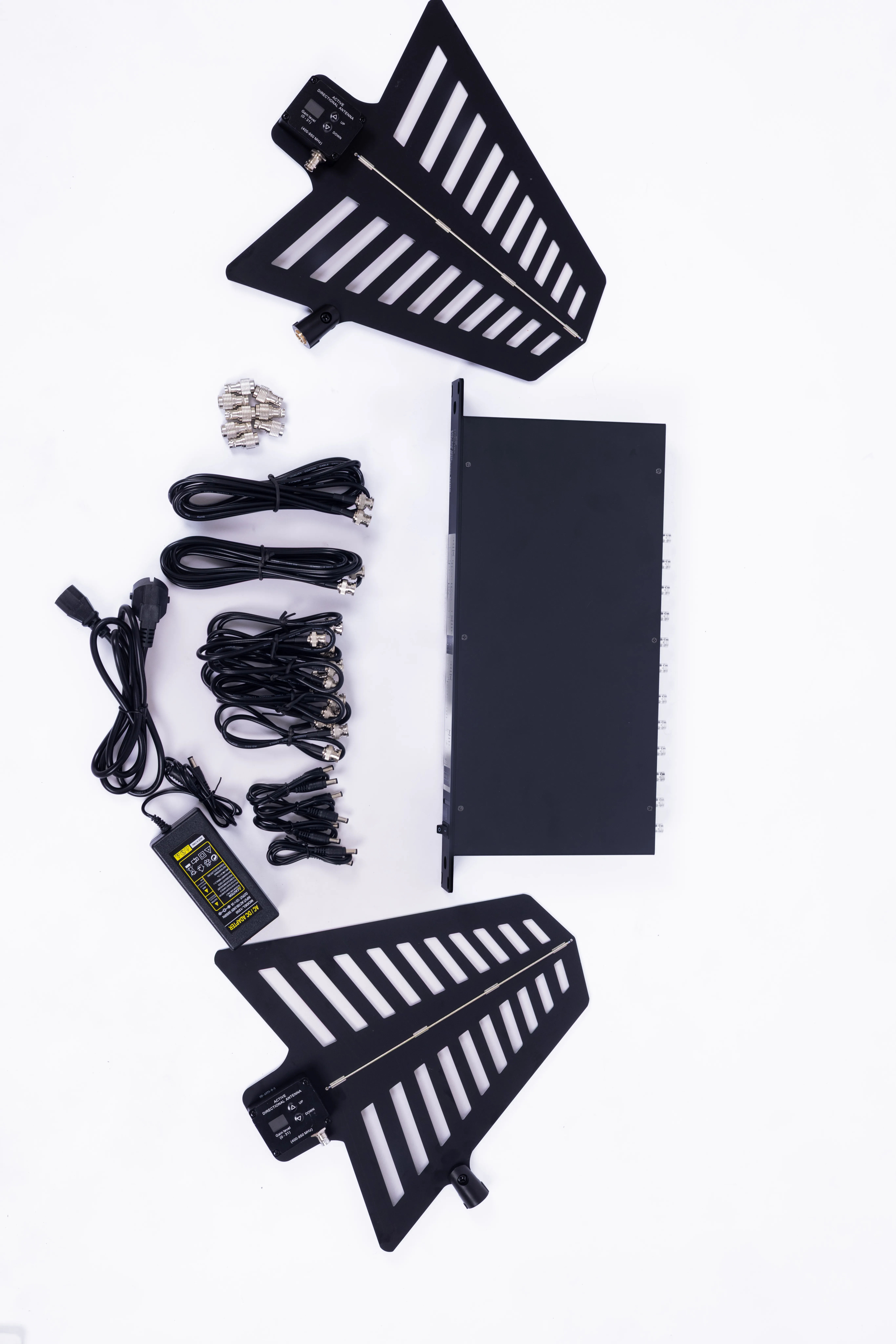 BNC and SMC coaxial cables with TNC-BNC couplings